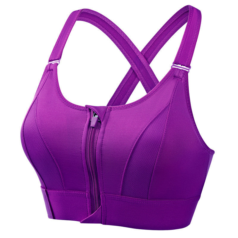 Daisy Zipper Sports Bra