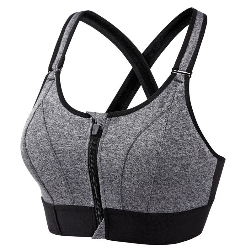 Daisy Zipper Sports Bra